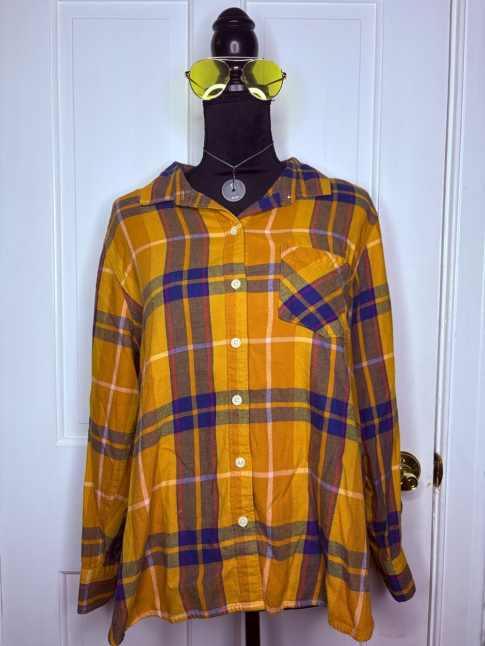 Old Navy Women’s Plaid Shirt
